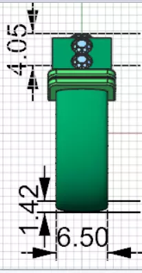 Wide Signet Band with Diagonal Diamond Bar model mr0308 3D print model_23