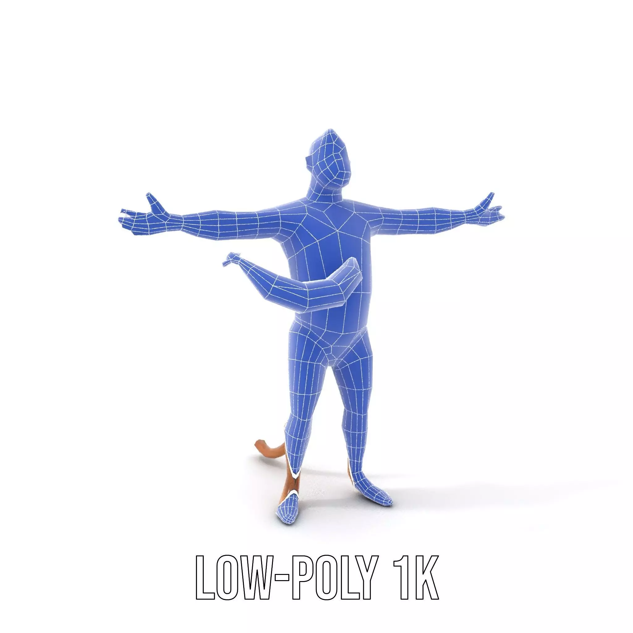 Cheerful Monkey Character model pack Low-poly 3D model_23