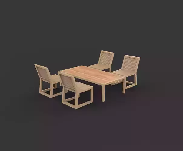 chair table   3D model