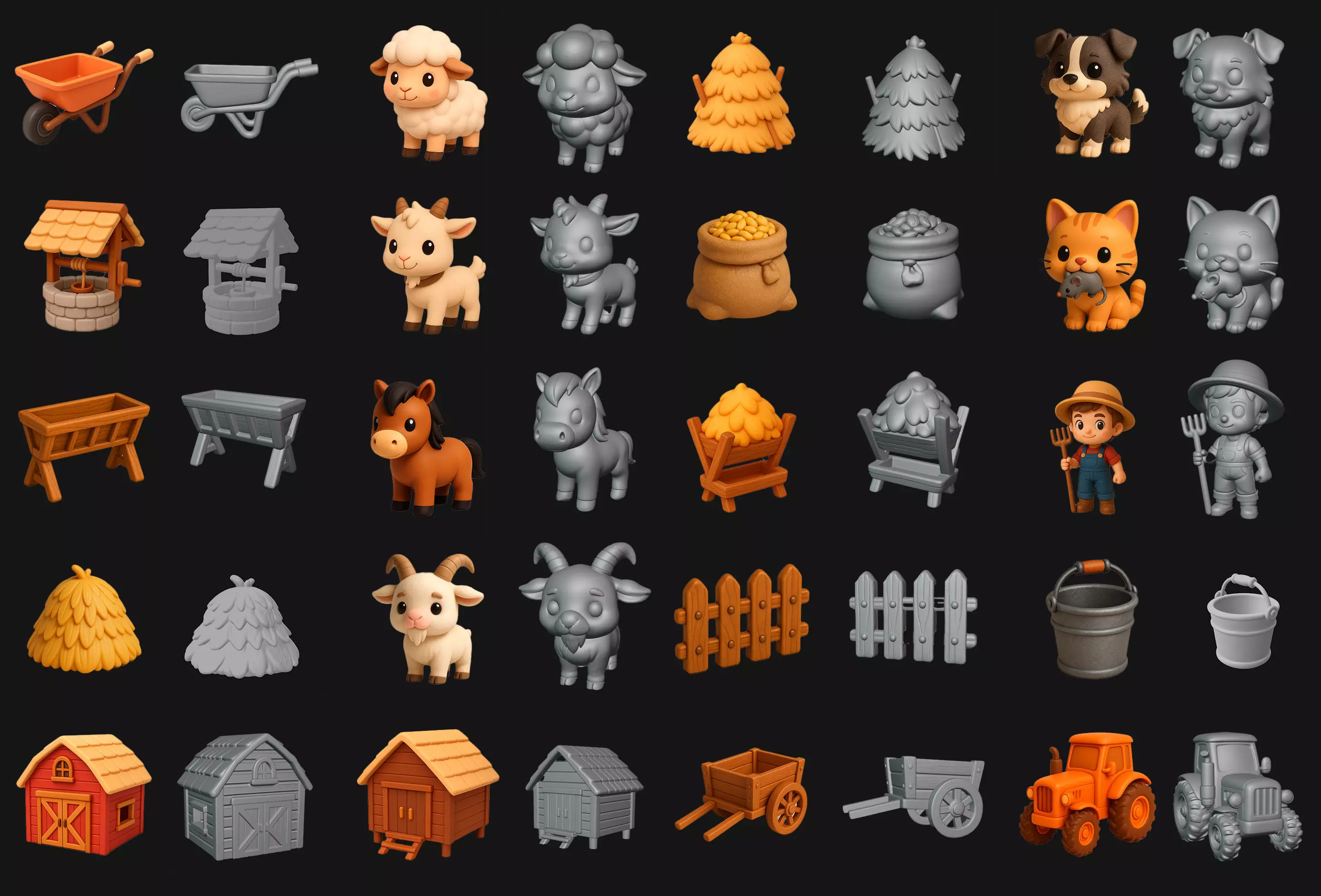 Cozy Countryside Collection 3D print model_1