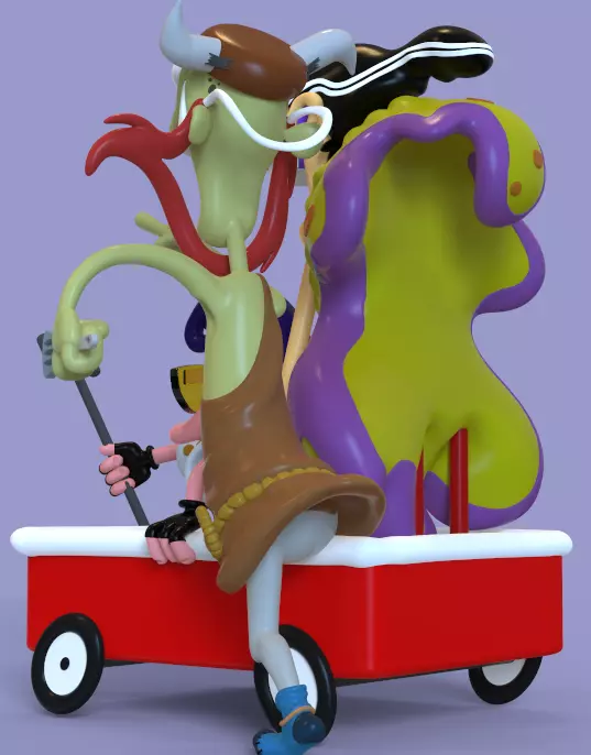 ED EDD AND EDDY HALLOWEEN EDITION-PARTS AND COMPLETE 3D print model_2