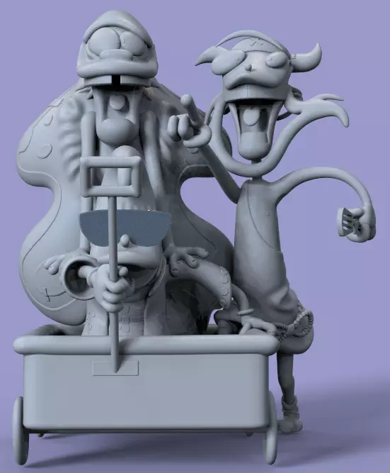 ED EDD AND EDDY HALLOWEEN EDITION-PARTS AND COMPLETE 3D print model_16
