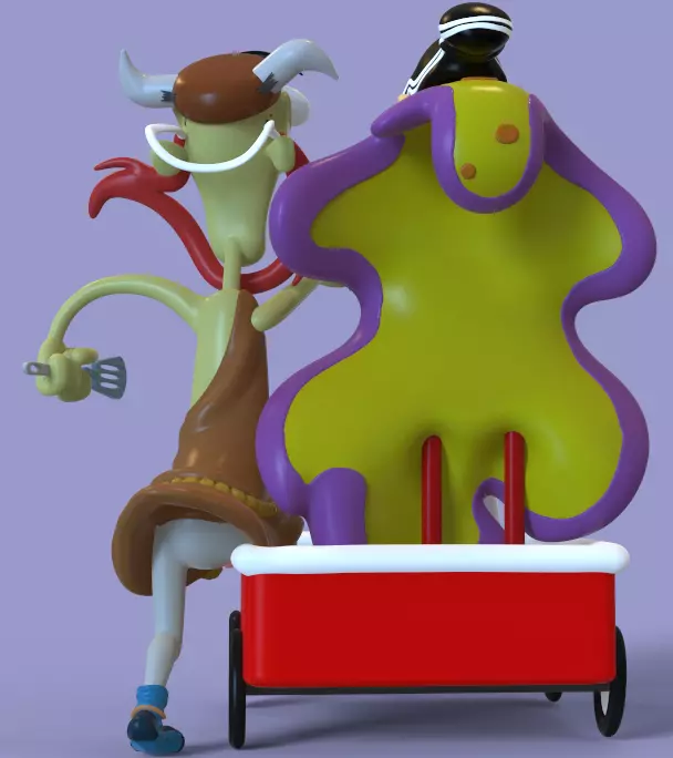 ED EDD AND EDDY HALLOWEEN EDITION-PARTS AND COMPLETE 3D print model_3