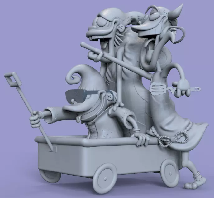 ED EDD AND EDDY HALLOWEEN EDITION-PARTS AND COMPLETE 3D print model_17