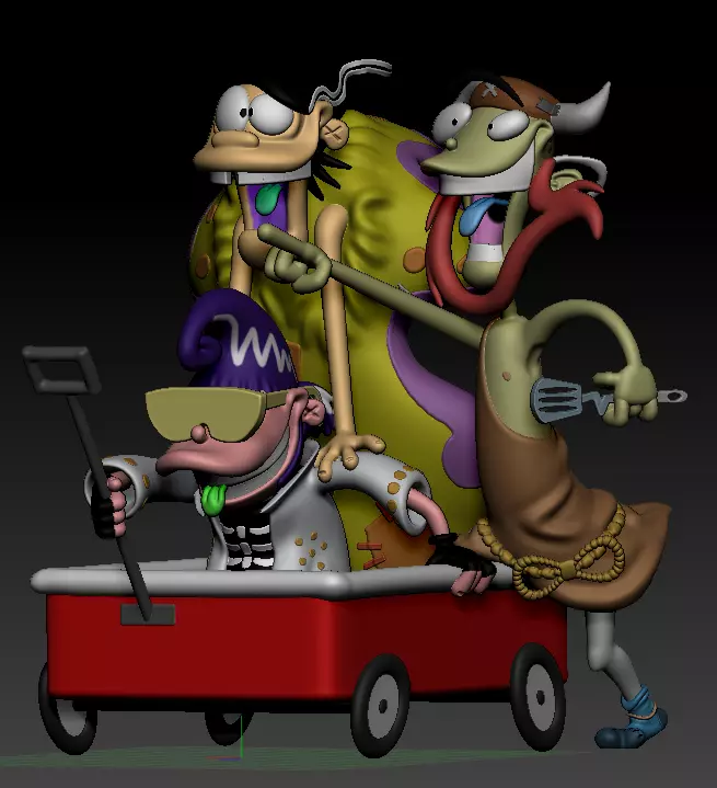 ED EDD AND EDDY HALLOWEEN EDITION-PARTS AND COMPLETE 3D print model_11