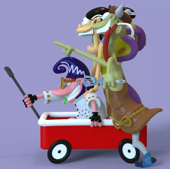 ED EDD AND EDDY HALLOWEEN EDITION-PARTS AND COMPLETE 3D print model_1
