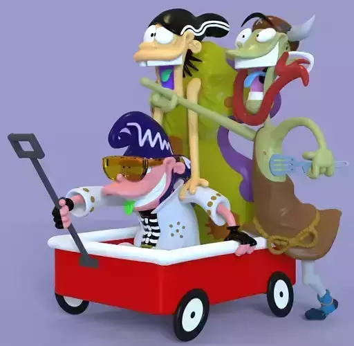 ED EDD AND EDDY HALLOWEEN EDITION-PARTS AND COMPLETE 3D print model ED EDD AND EDDY HALLOWEEN EDITION-PARTS AND COMPLETE 3D print model