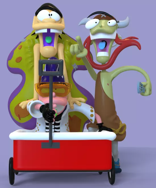 ED EDD AND EDDY HALLOWEEN EDITION-PARTS AND COMPLETE 3D print model_7