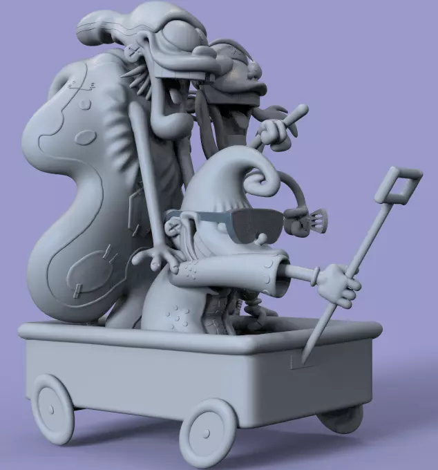 ED EDD AND EDDY HALLOWEEN EDITION-PARTS AND COMPLETE 3D print model_15
