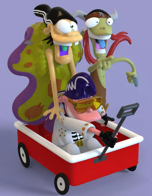 ED EDD AND EDDY HALLOWEEN EDITION-PARTS AND COMPLETE 3D print model_9