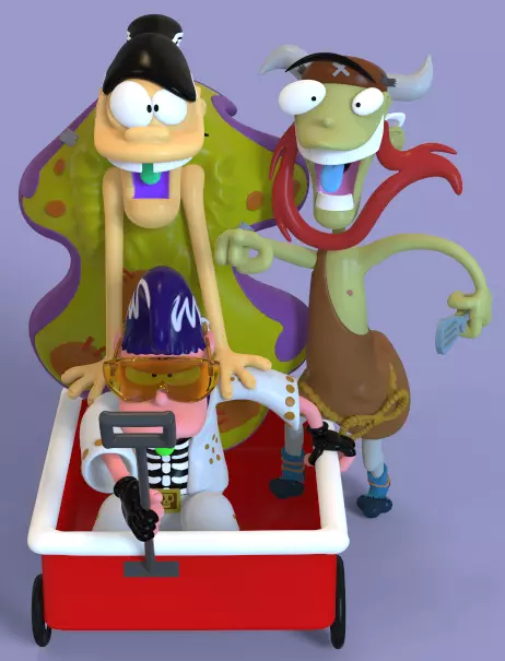 ED EDD AND EDDY HALLOWEEN EDITION-PARTS AND COMPLETE 3D print model_8