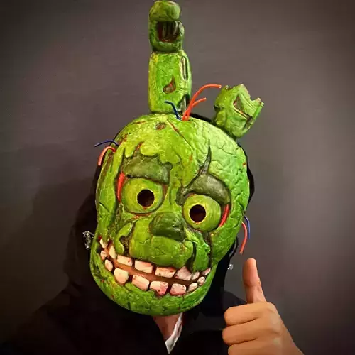 Five nights at freddy Spring Trap Mask - Halloween Cosplay