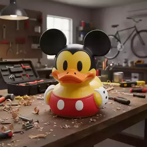 Rubber Duck - Mickey disney model - 3D print