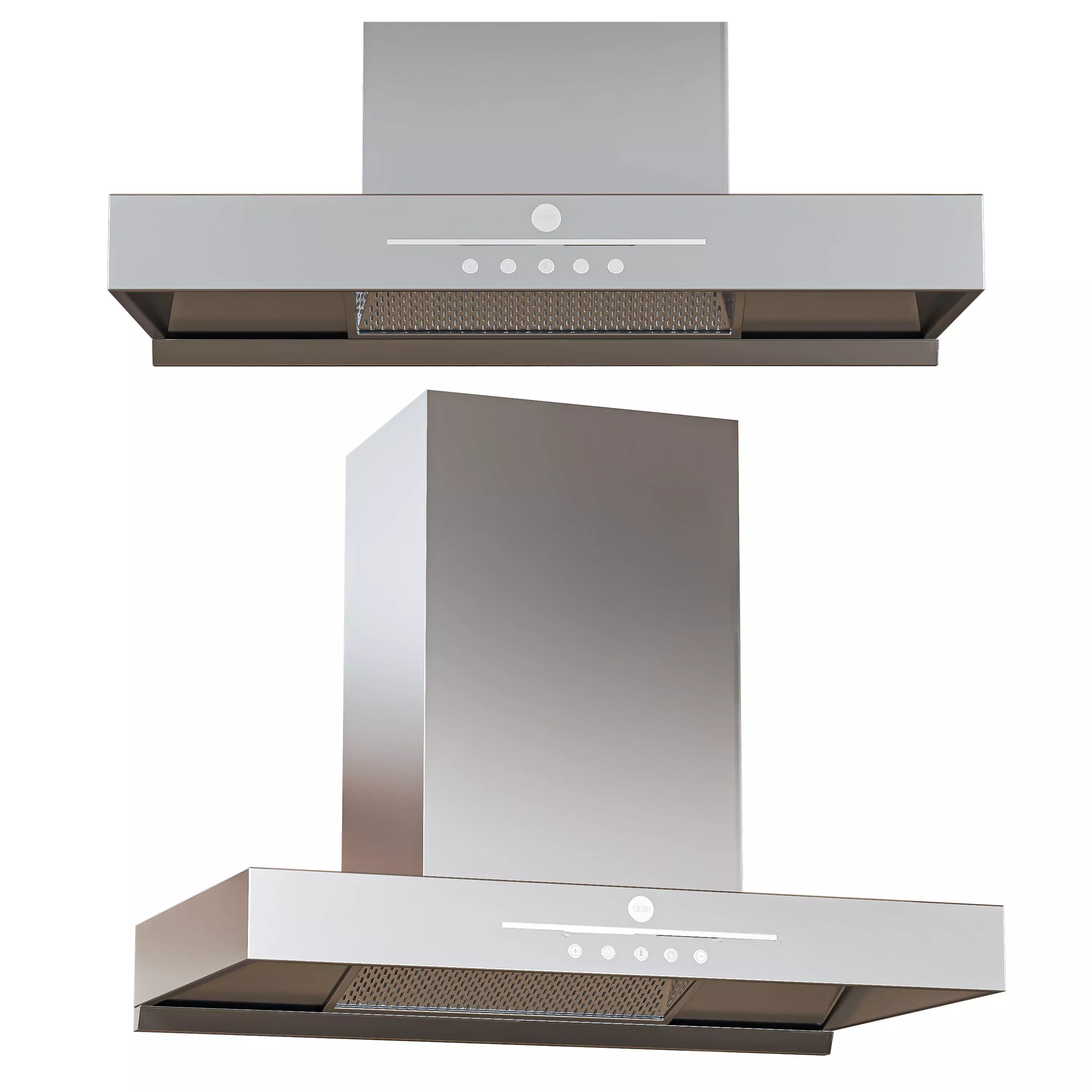 Tecno appliance set 3D model_4