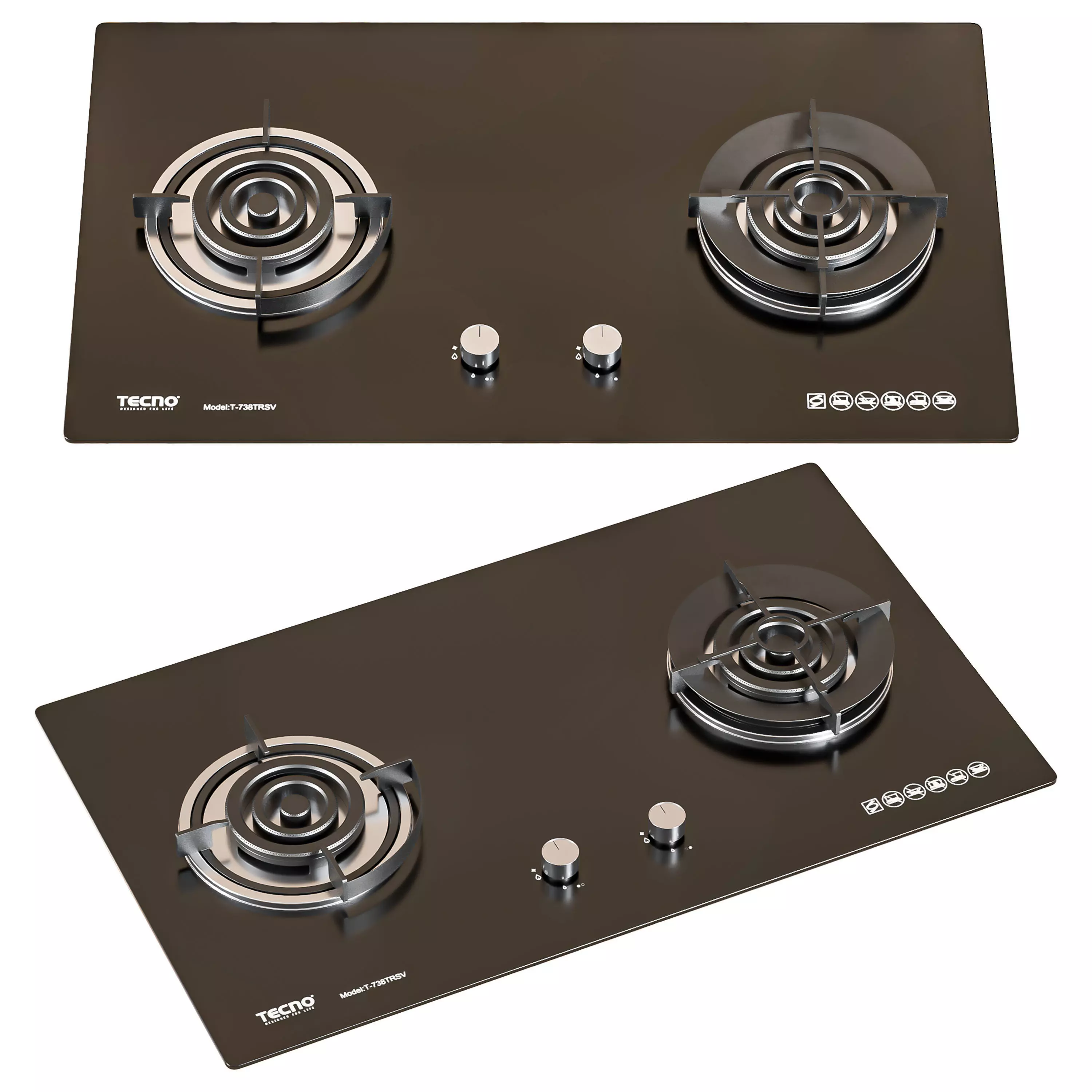 Tecno appliance set 3D model_1