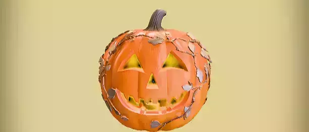 Jack-o-Lantern Lantern 3D Print Model Decorative Pumpkin  Low-poly 3D model