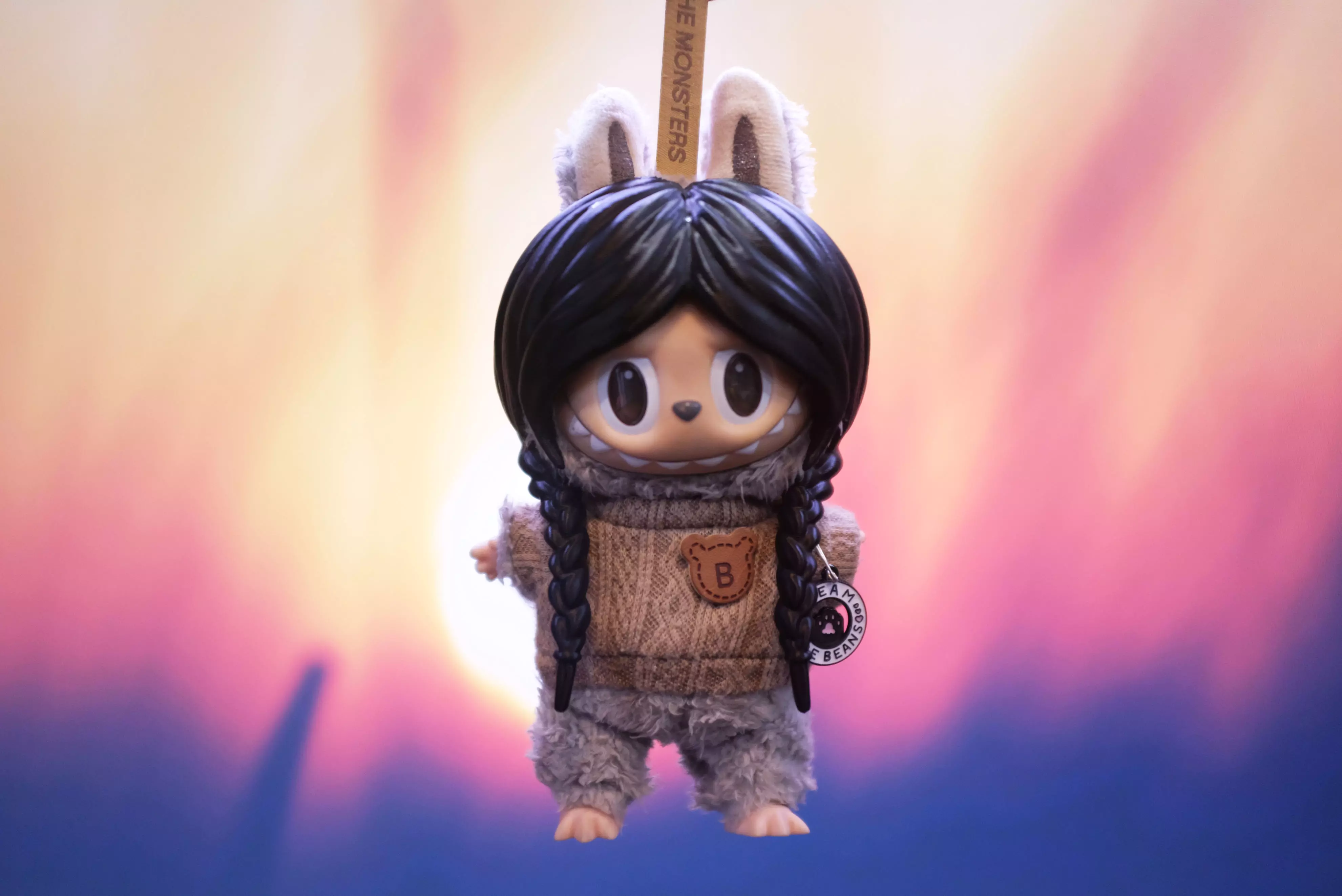 Labubu Accessories Toys - Pigtails Wig - Wednesday 3D print model