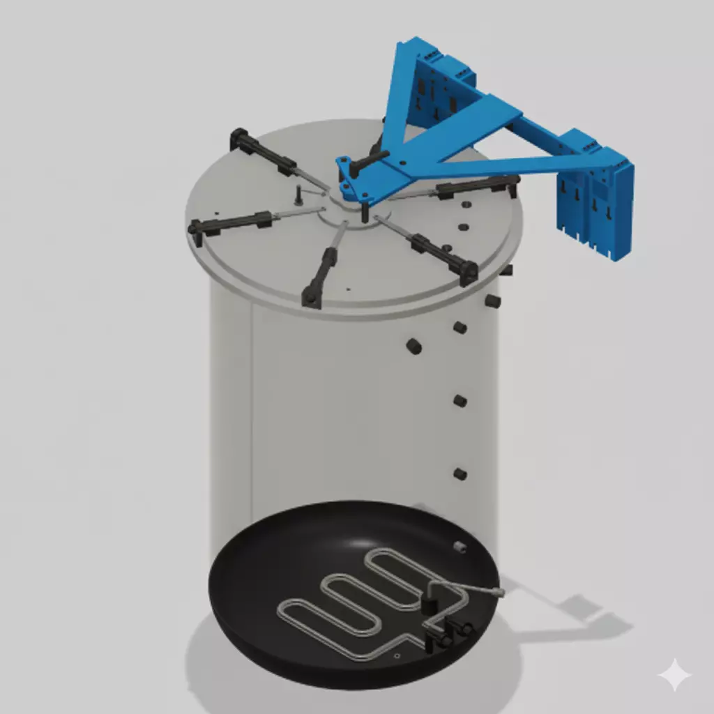 Autoclave Sterilizer CAD Model 3D model_2