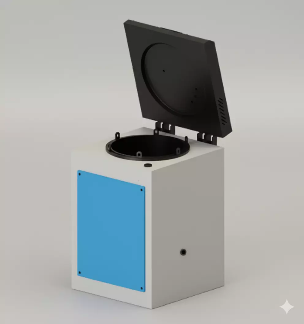 Autoclave Sterilizer CAD Model 3D model_0