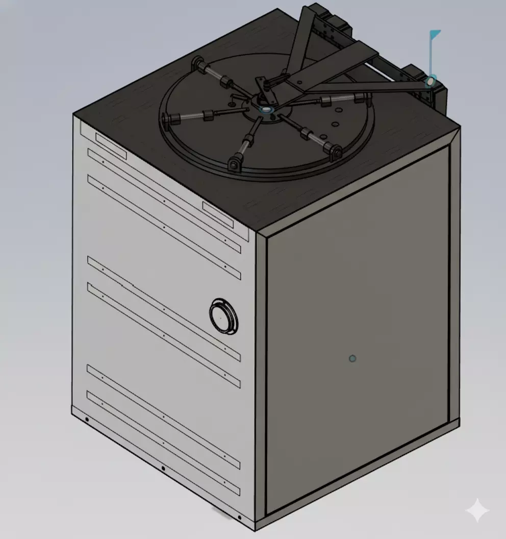 Autoclave Sterilizer CAD Model 3D model_4