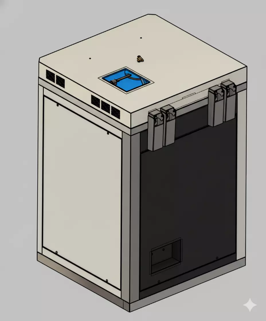Autoclave Sterilizer CAD Model 3D model_3