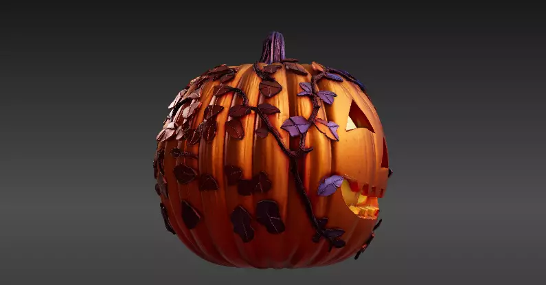 Jack-o-Lantern Lantern 3D Print Model Decorative Pumpkin 3D model_9