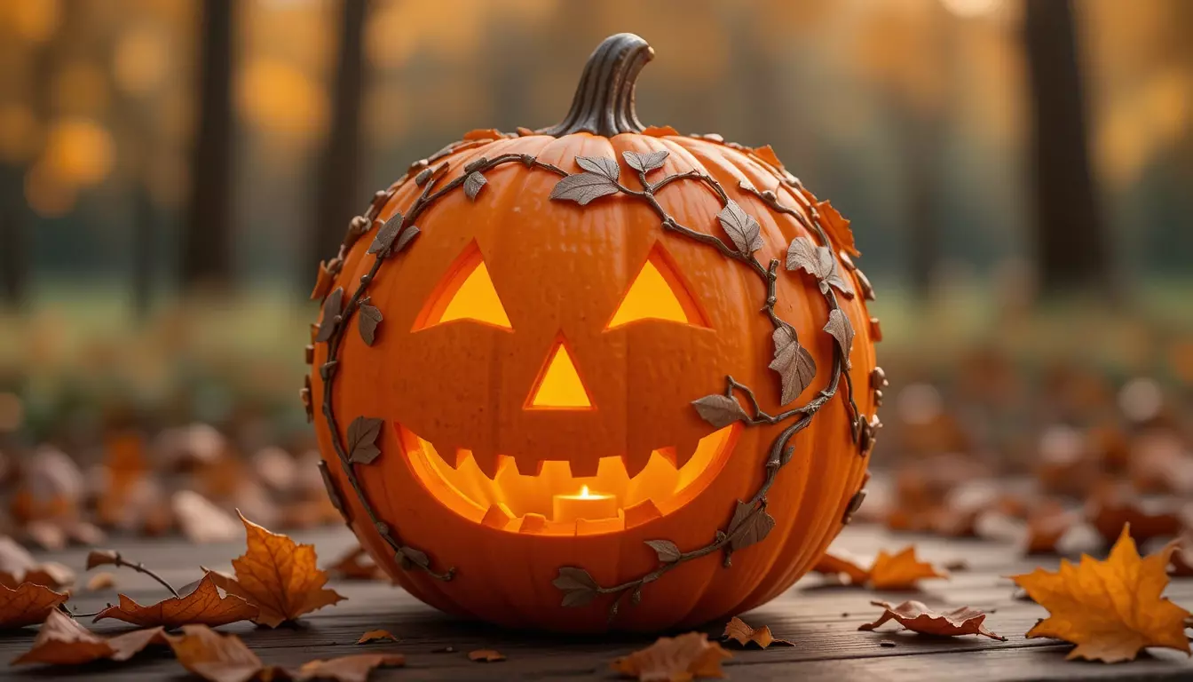 Jack-o-Lantern Lantern 3D Print Model Decorative Pumpkin 3D model_0