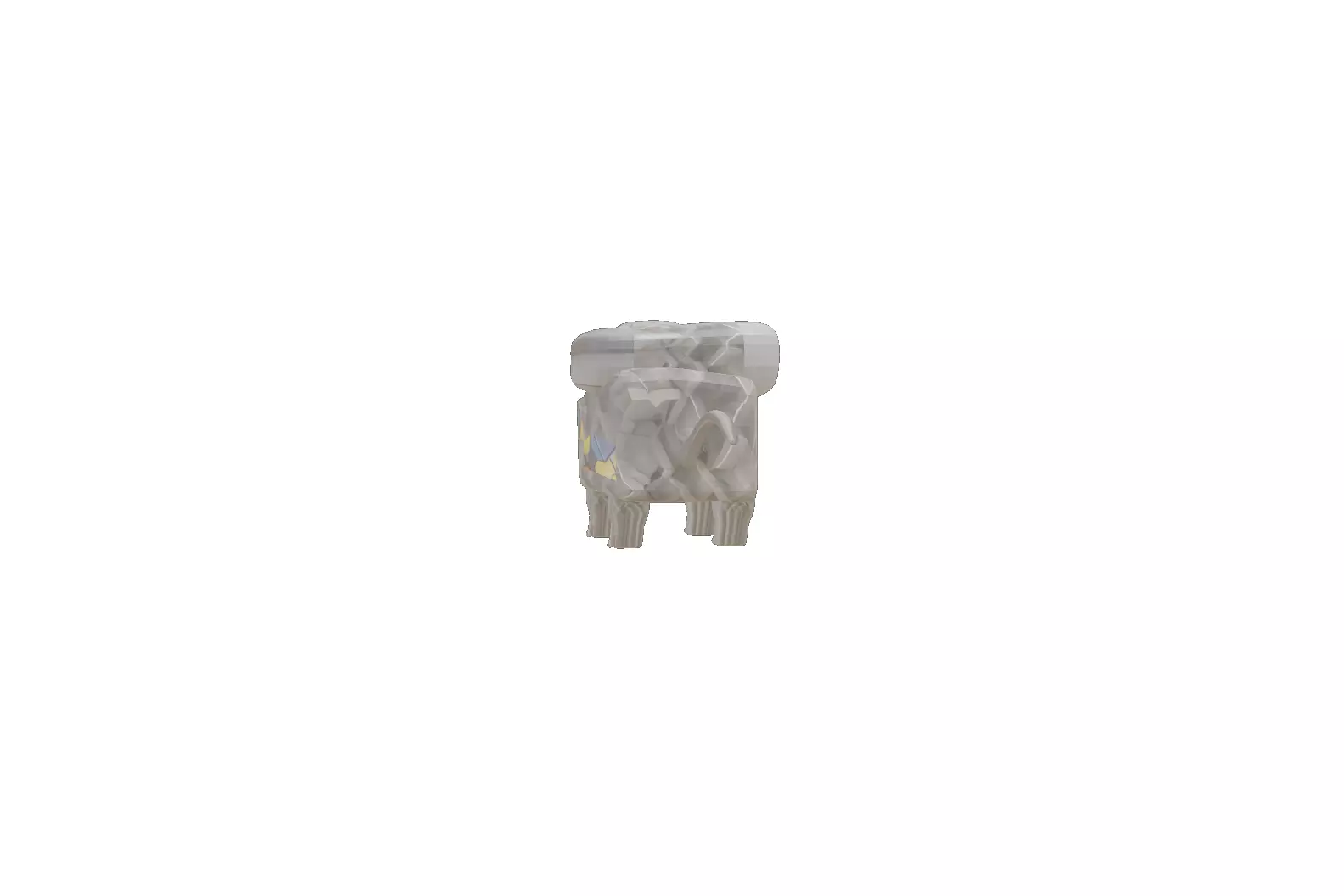 patung gaje 3D model_6