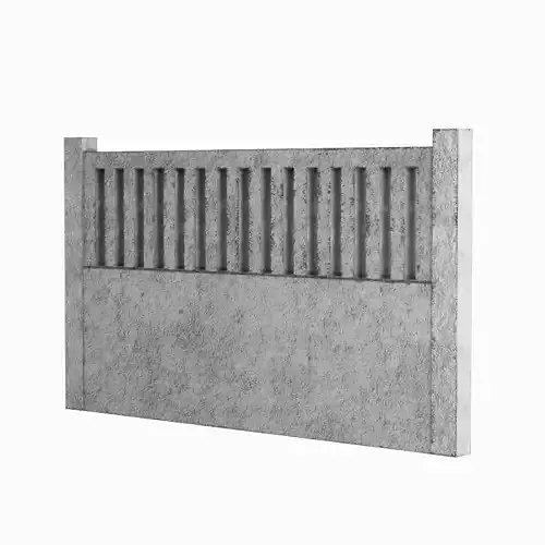 Concrete Fence 02