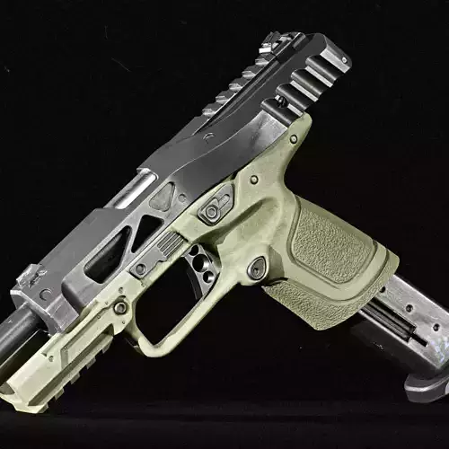 Sci Fi Pistol Game Ready