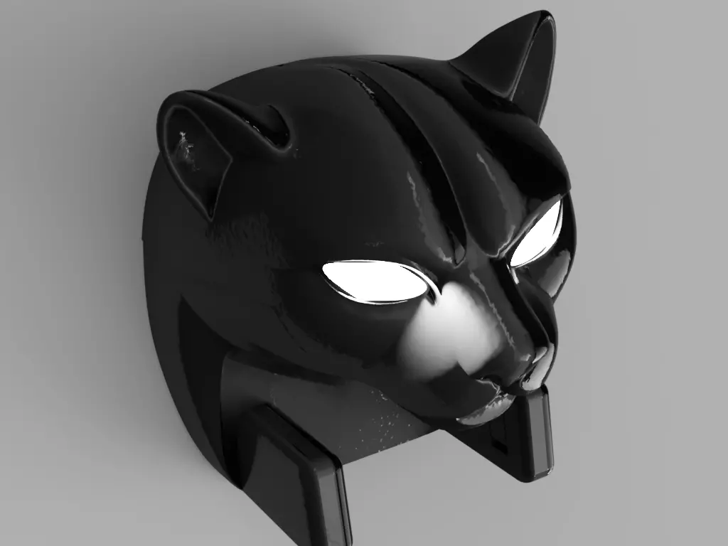 Panthera Paper Roll Holder 3D print model_3