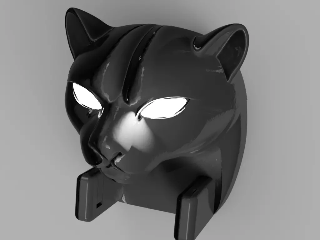 Panthera Paper Roll Holder 3D print model_4