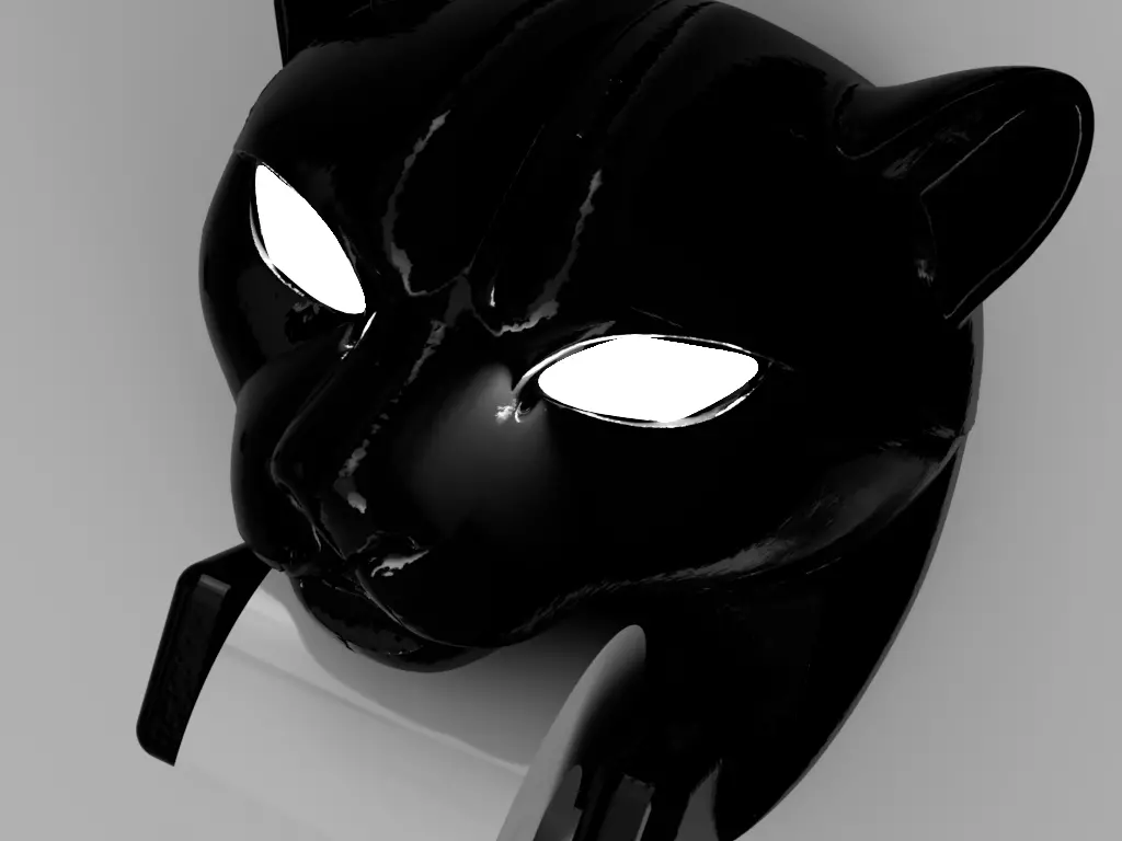 Panthera Paper Roll Holder 3D print model_2