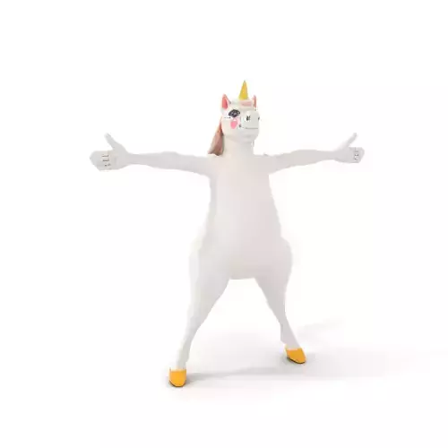 Playful Unicorn Fantasy model pack Low-poly 3D model