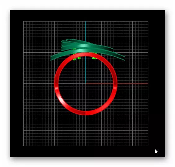 twisted gold ring 3D print model_2