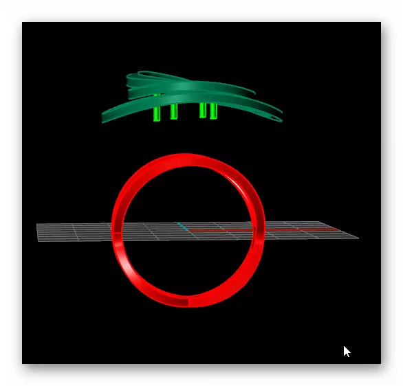 twisted gold ring 3D print model_9