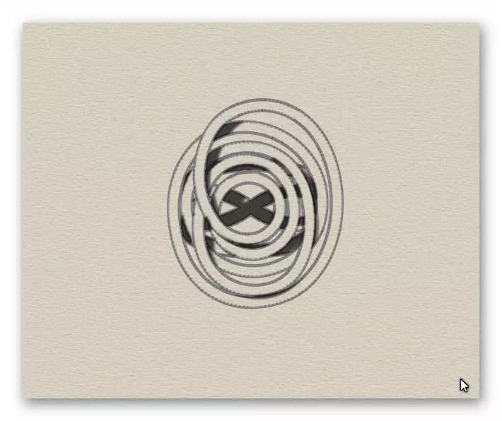 twisted gold ring 3D print model_8