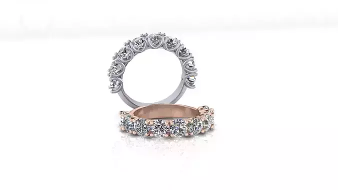 v setting engagement jewelry ring