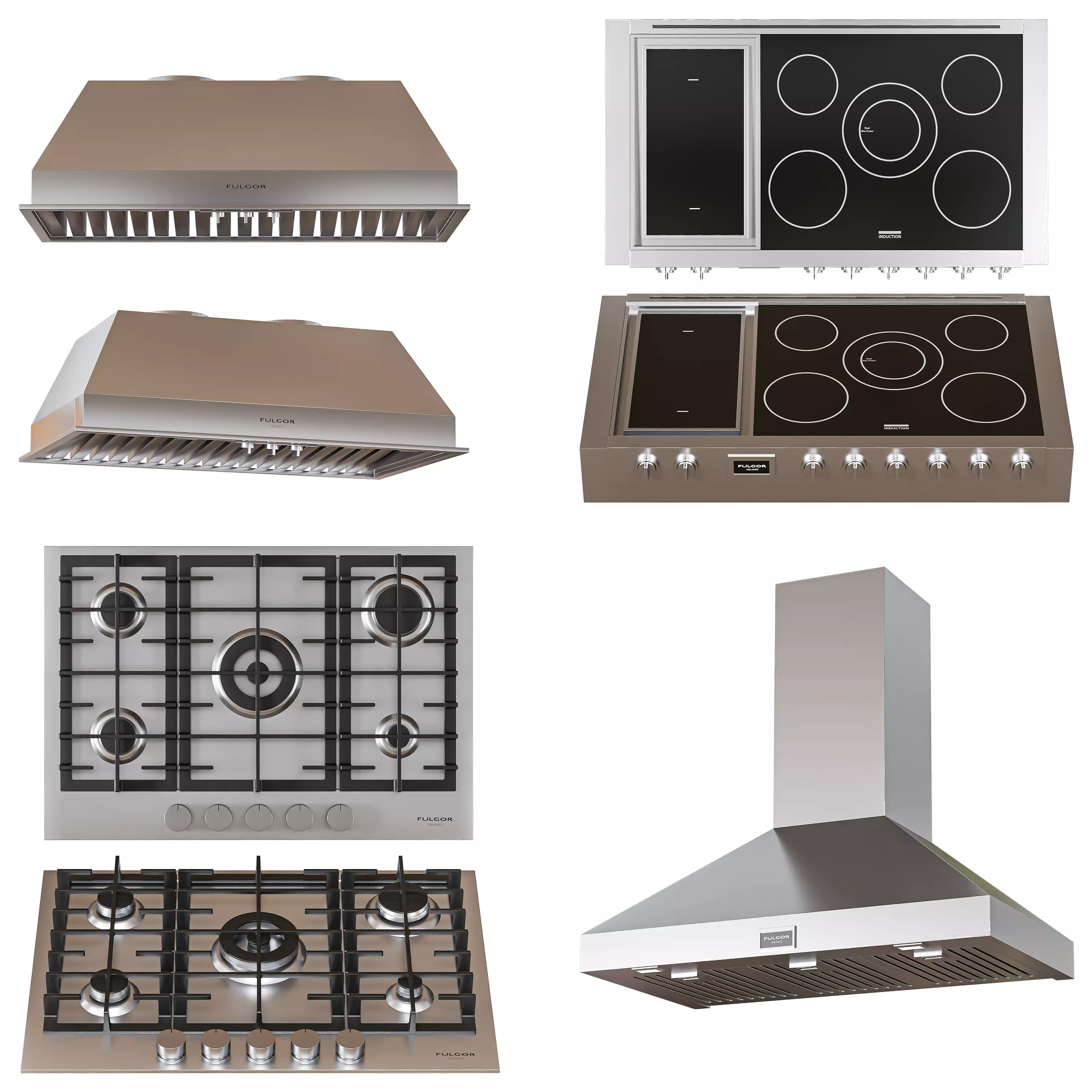 Fulgor-milano appliance set2 3D model_0