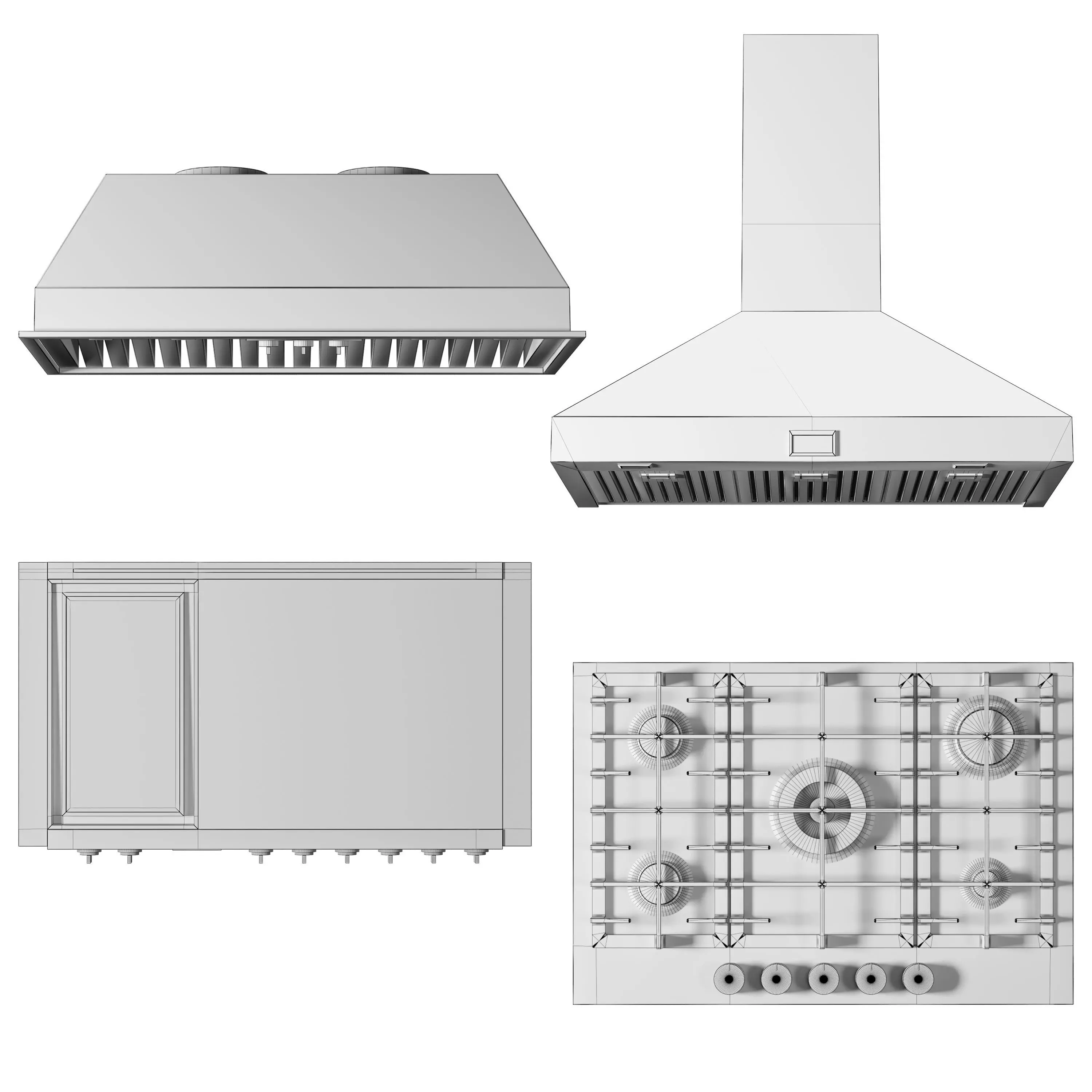 Fulgor-milano appliance set2 3D model_5