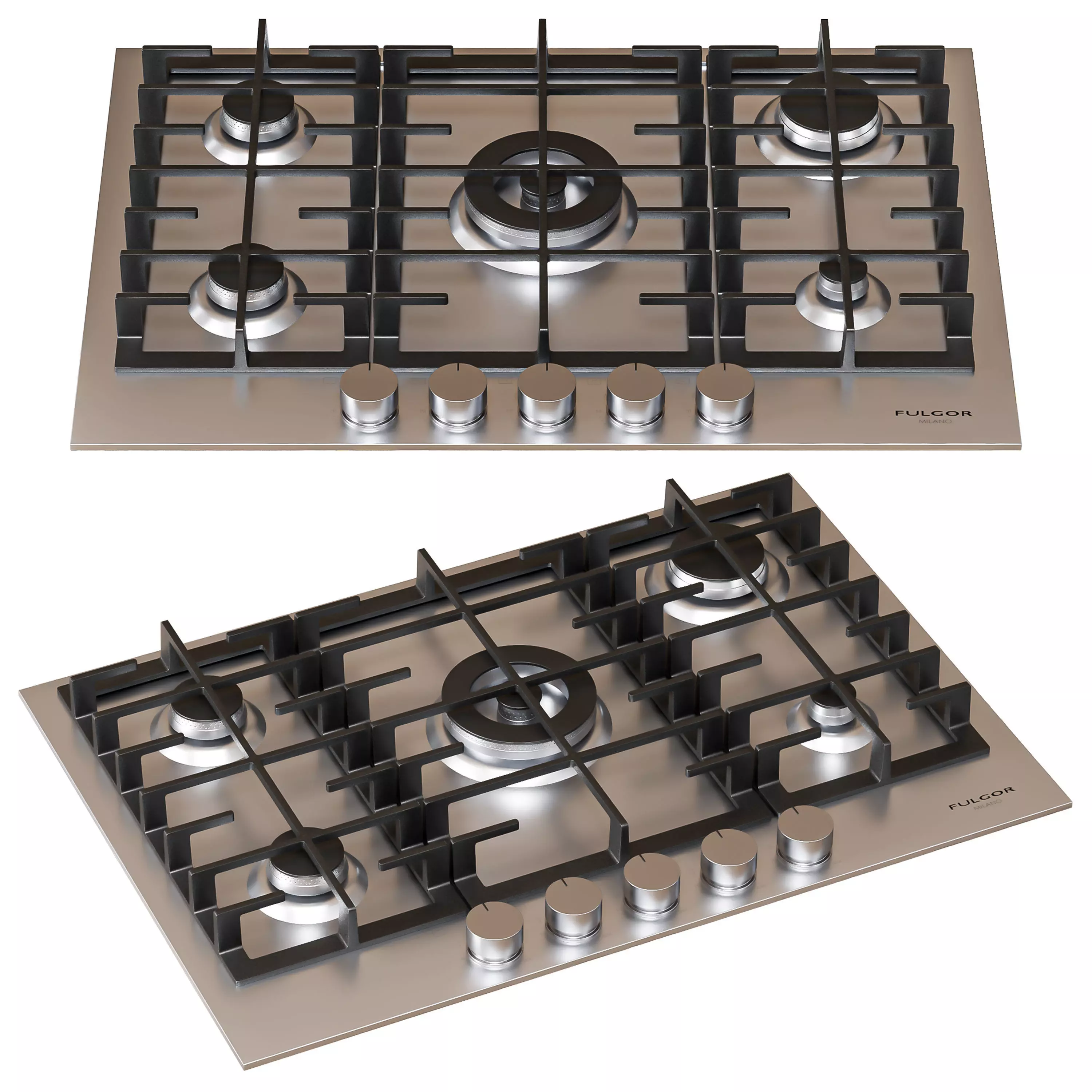 Fulgor-milano appliance set2 3D model_1