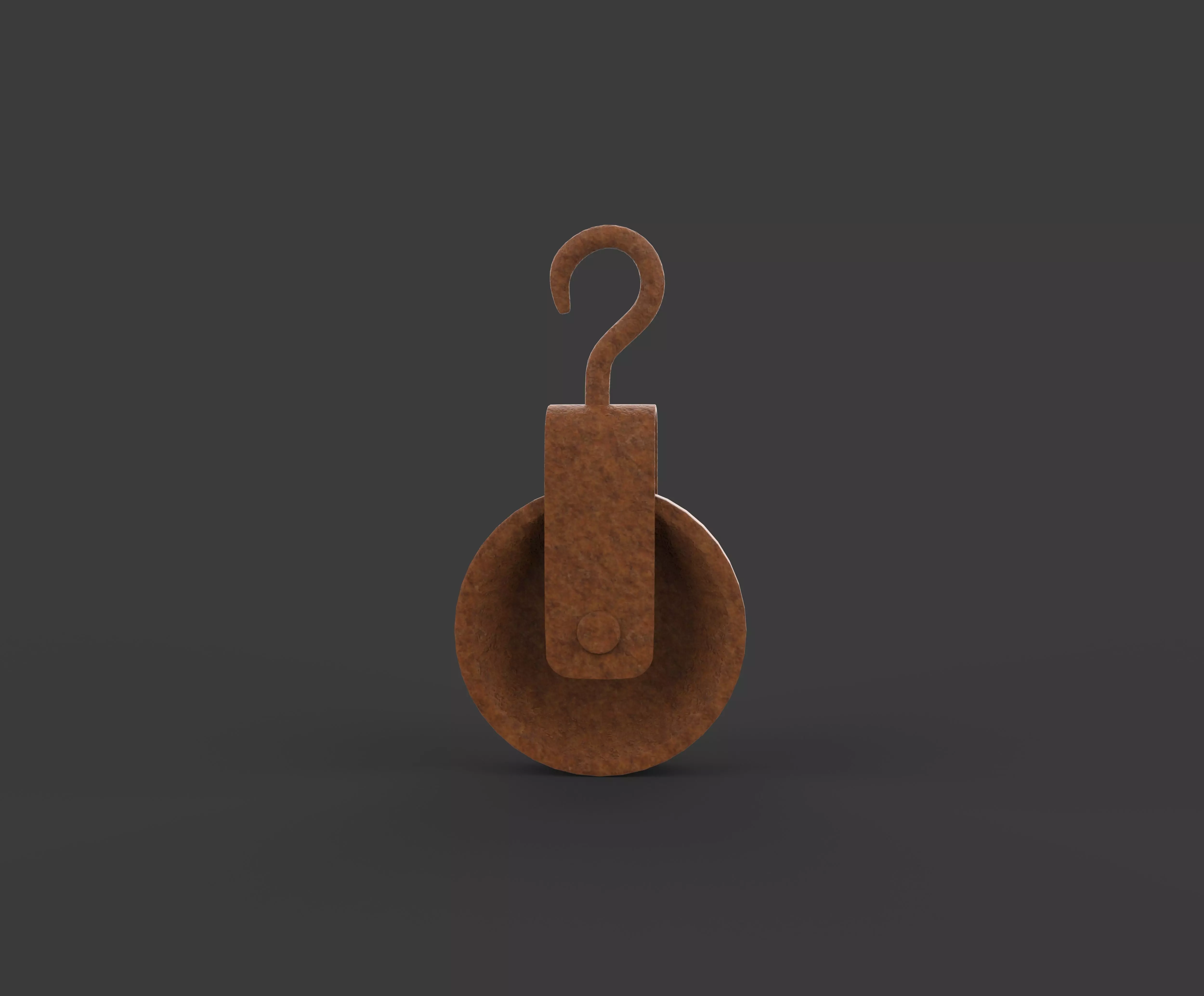 Old pulley 3D model_6