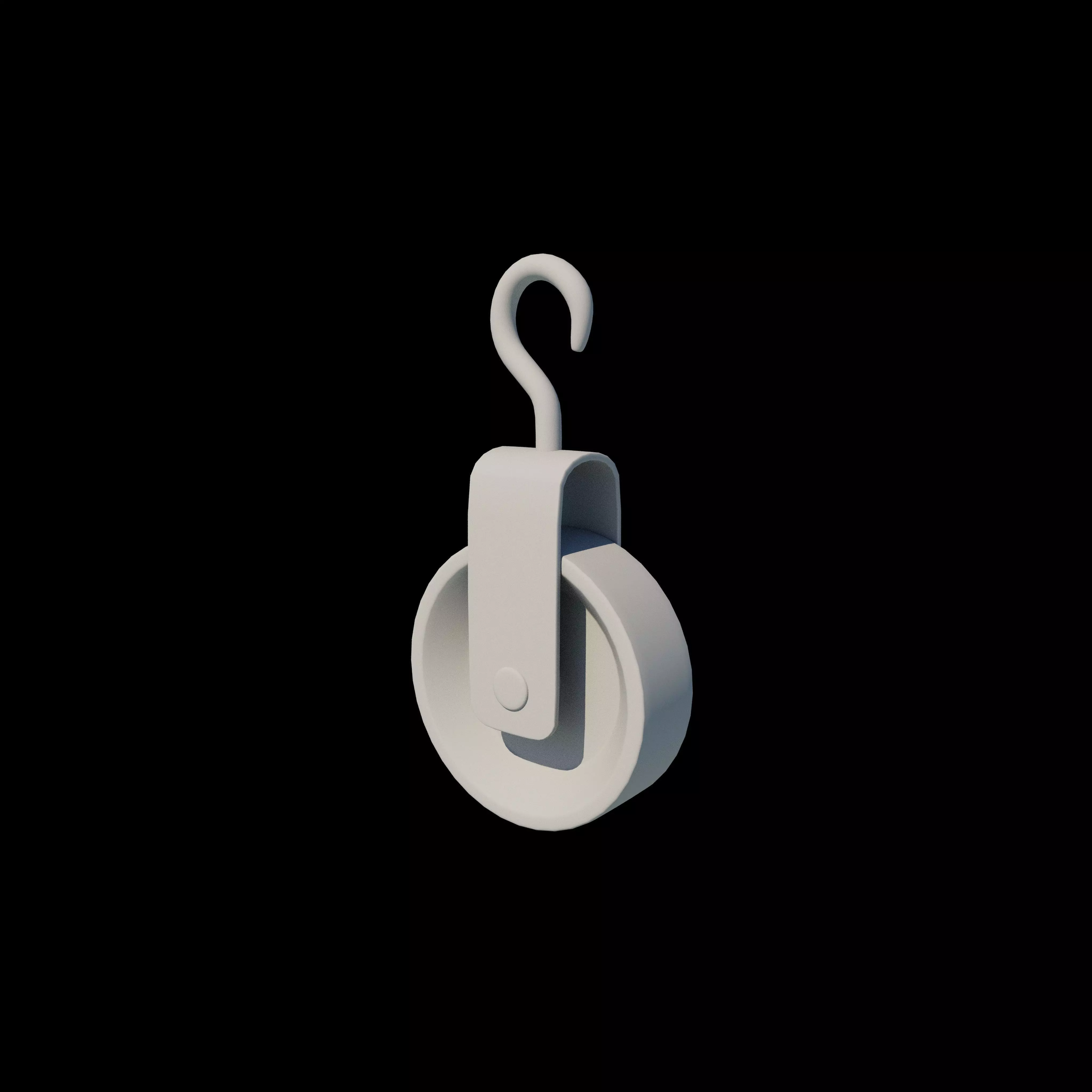 Old pulley 3D model_14