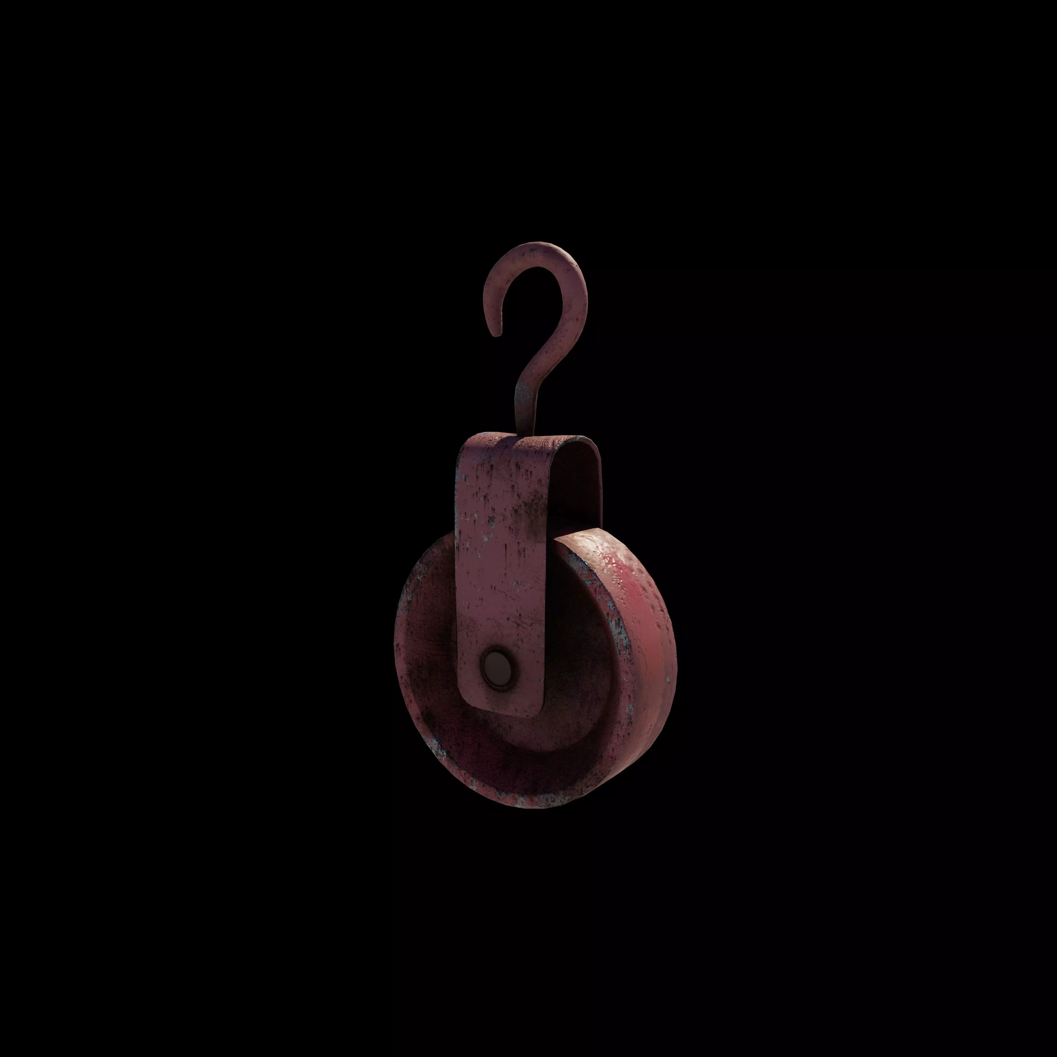 Old pulley 3D model_12