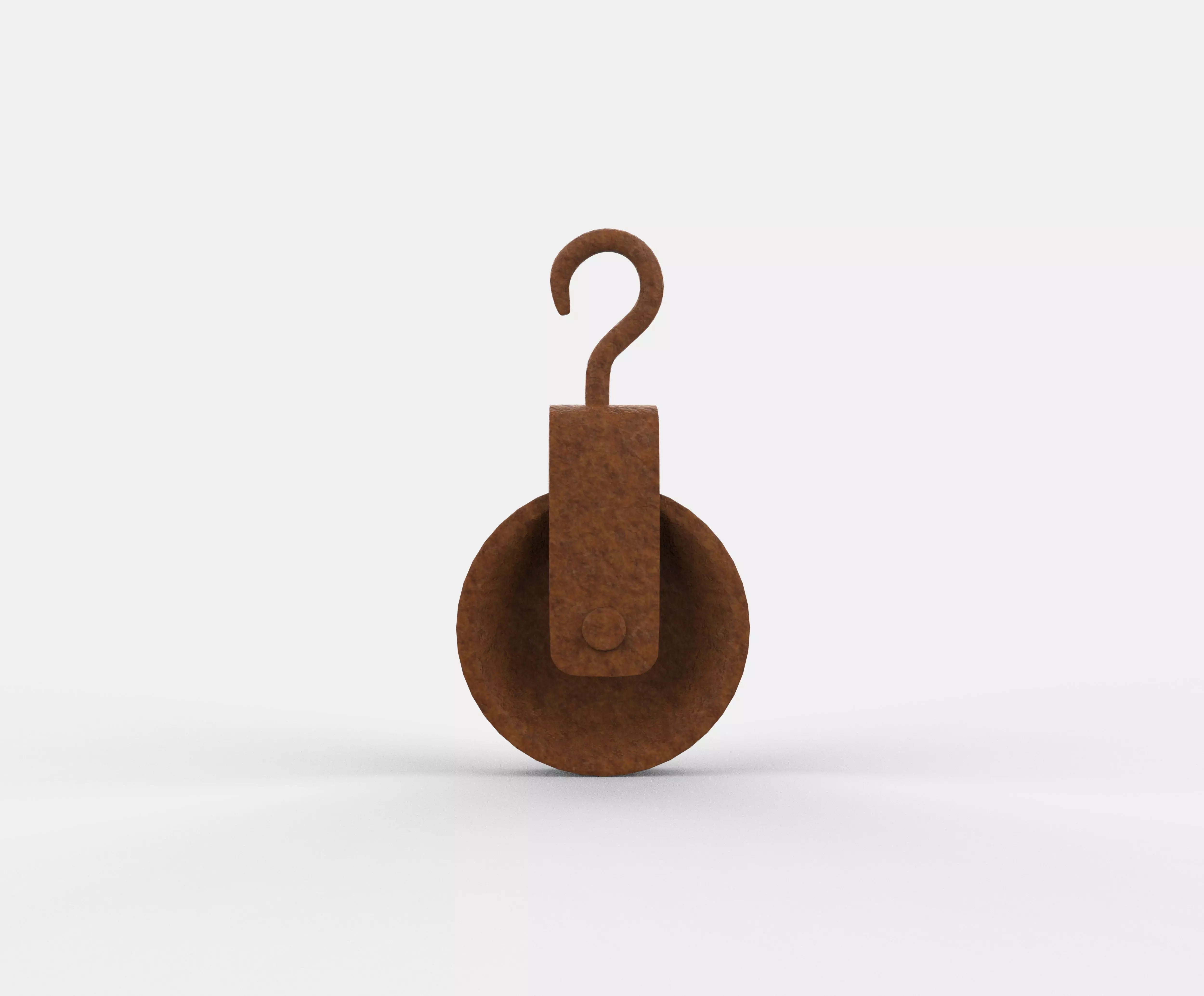 Old pulley 3D model_9