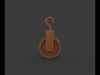 Old pulley 3D model_1