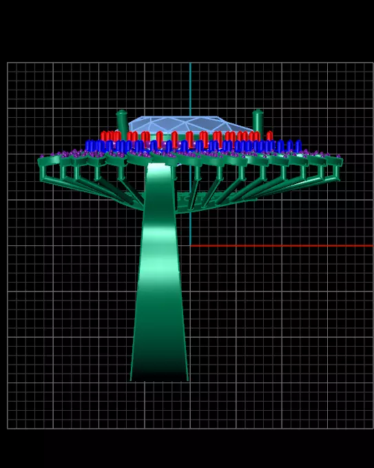 pear pave setting cluster jewelry ring  3D print model_3