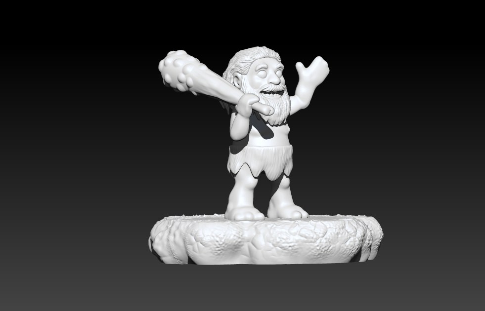 Akool The Cave Man 3D print model_5