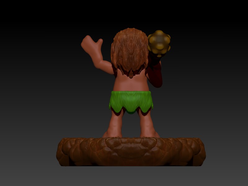Akool The Cave Man 3D print model_3