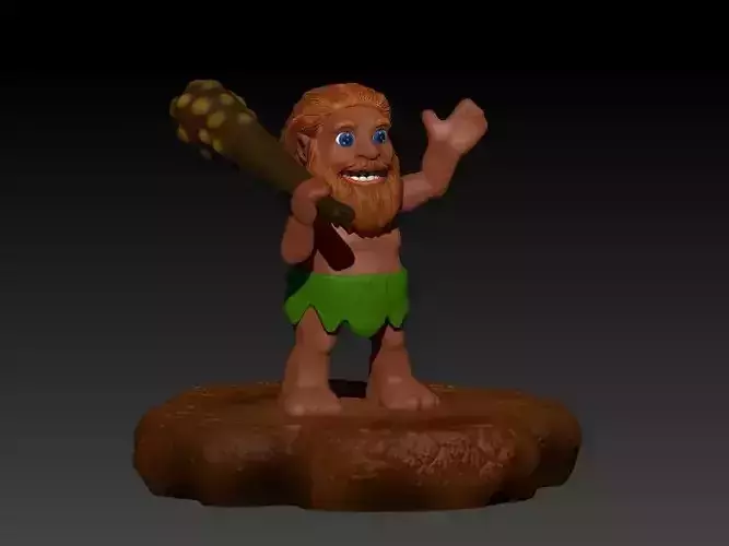 Akool The Cave Man 3D print model